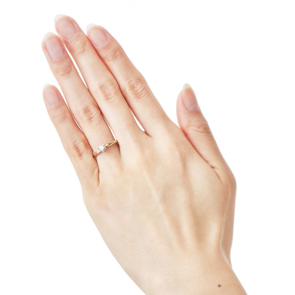 【ザ・キッス】 [受注生産] くまのプーさん エンゲージリング DI-63315011 / F / VS2 / EX / ゴールド素材