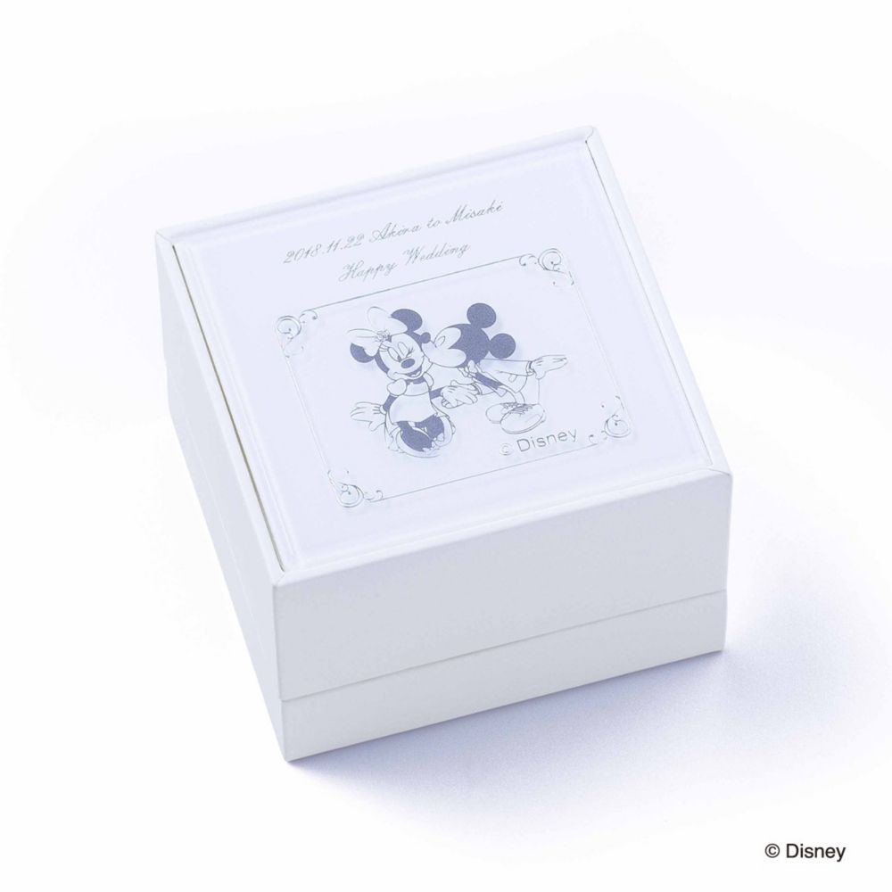 【ザ・キッス】 [受注生産] ミッキーマウス エンゲージリング DI-60645002 / F / VS2 / EX (ピンクサファイア) / プラチナ素材