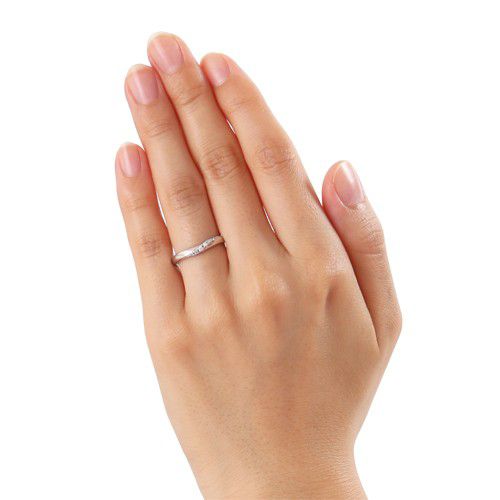 【ザ・キッス】 [受注生産] シンデレラ マリッジリング DI-7061117032 レディース / プラチナ素材