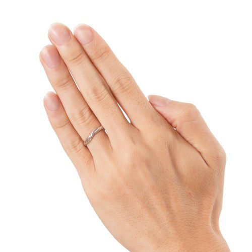 【ザ・キッス】 [受注生産] アリエル マリッジリング DI-7061117062 メンズ / プラチナ素材