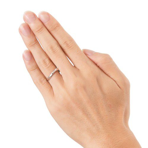 【ザ・キッス】 [受注生産] ベル マリッジリング DI-7061104582 メンズ / プラチナ素材