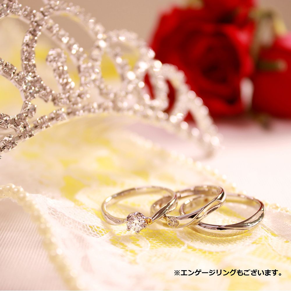 【ザ・キッス】 [受注生産] ベル マリッジリング DI-7061104582 メンズ / プラチナ素材