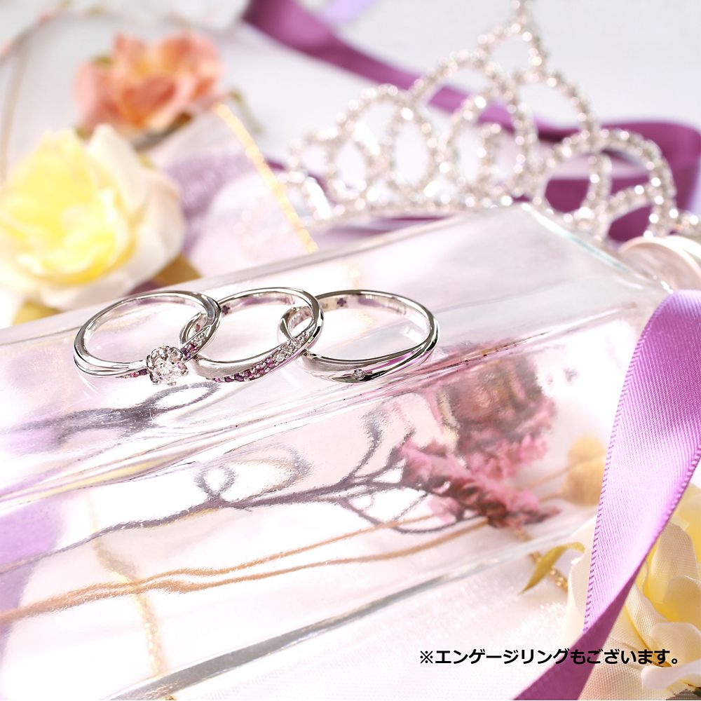 【ザ・キッス】 [受注生産] ラプンツェル マリッジリング DI-7061117072 レディース / プラチナ素材