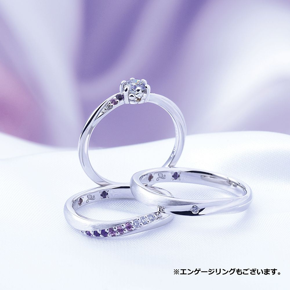 【ザ・キッス】 [受注生産] ラプンツェル マリッジリング DI-7061117082 メンズ / プラチナ素材