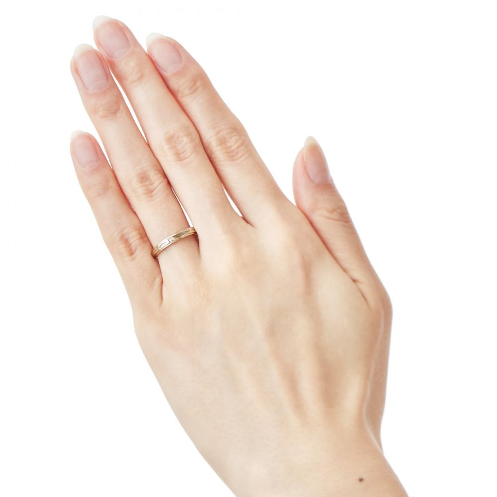 【ザ・キッス】 [受注生産] くまのプーさん マリッジリング DI-7331115021 レディース / ゴールド素材