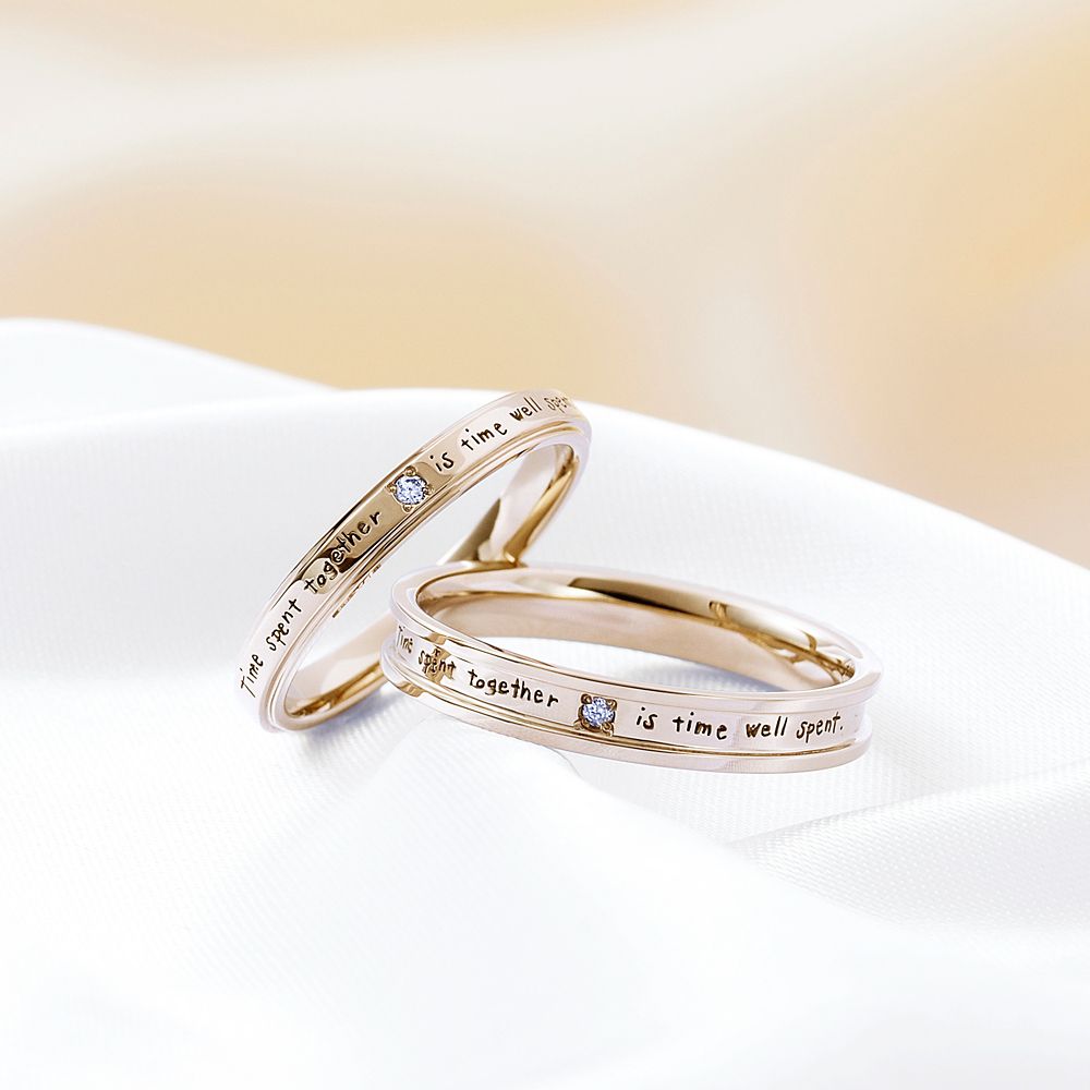 【ザ・キッス】 [受注生産] くまのプーさん マリッジリング DI-7331115021 レディース / ゴールド素材