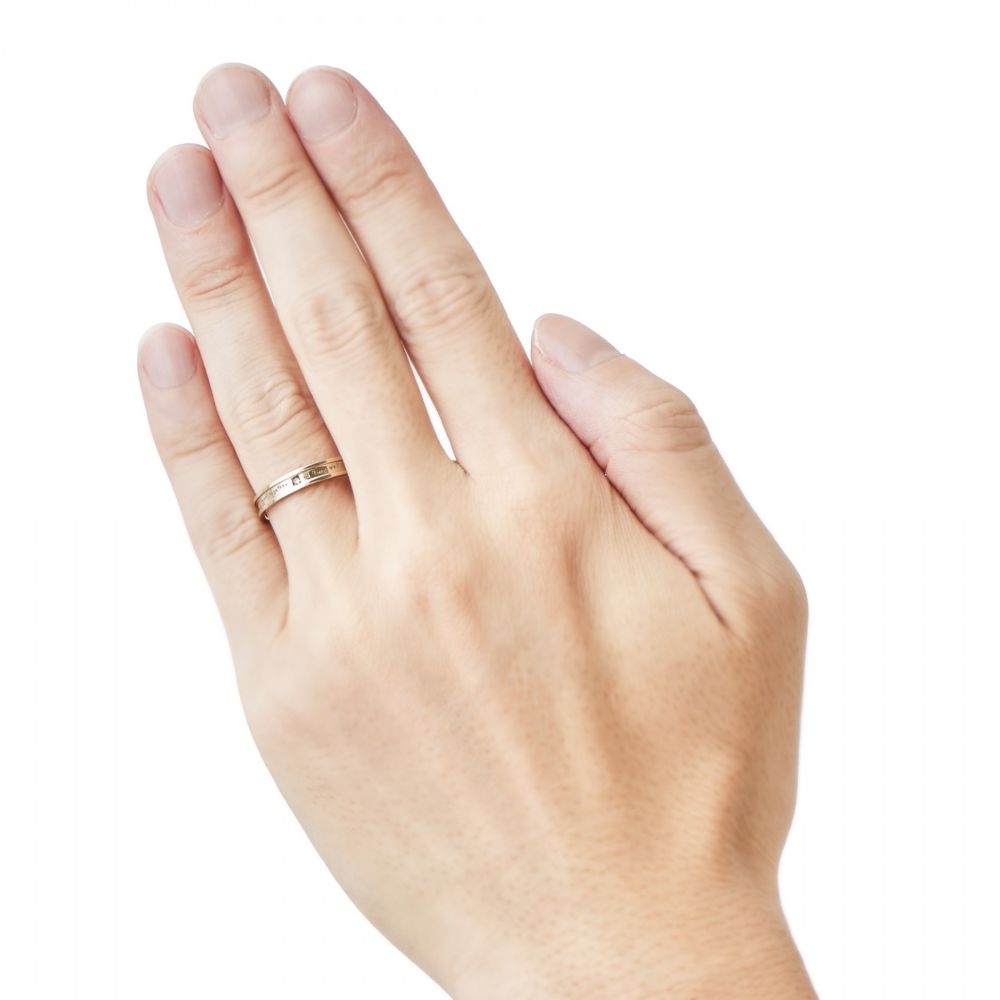 【ザ・キッス】 [受注生産] くまのプーさん マリッジリング DI-7331115022 メンズ / ゴールド素材