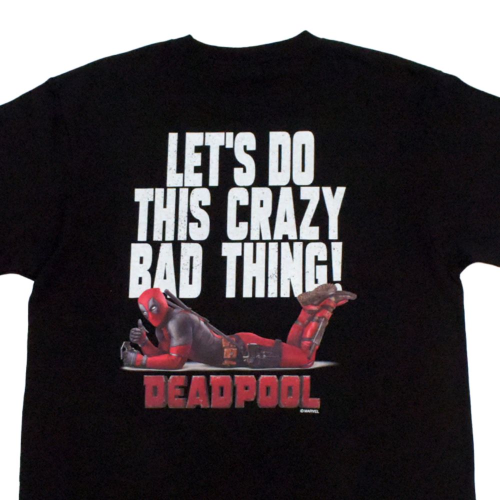 【MARVEL】デッドプール/LETS DO THIS CRAZY BAD THING！/Tシャツ