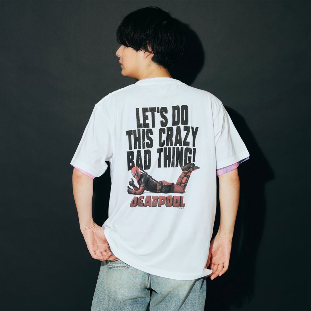 【MARVEL】デッドプール/LETS DO THIS CRAZY BAD THING！/Tシャツ