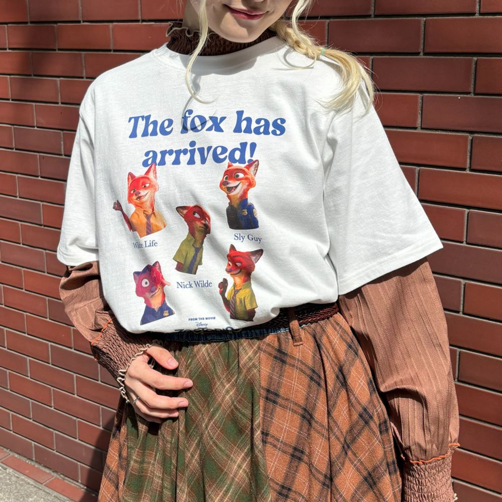 【Disney】ズートピア/ニック・ワイルド/Tシャツ