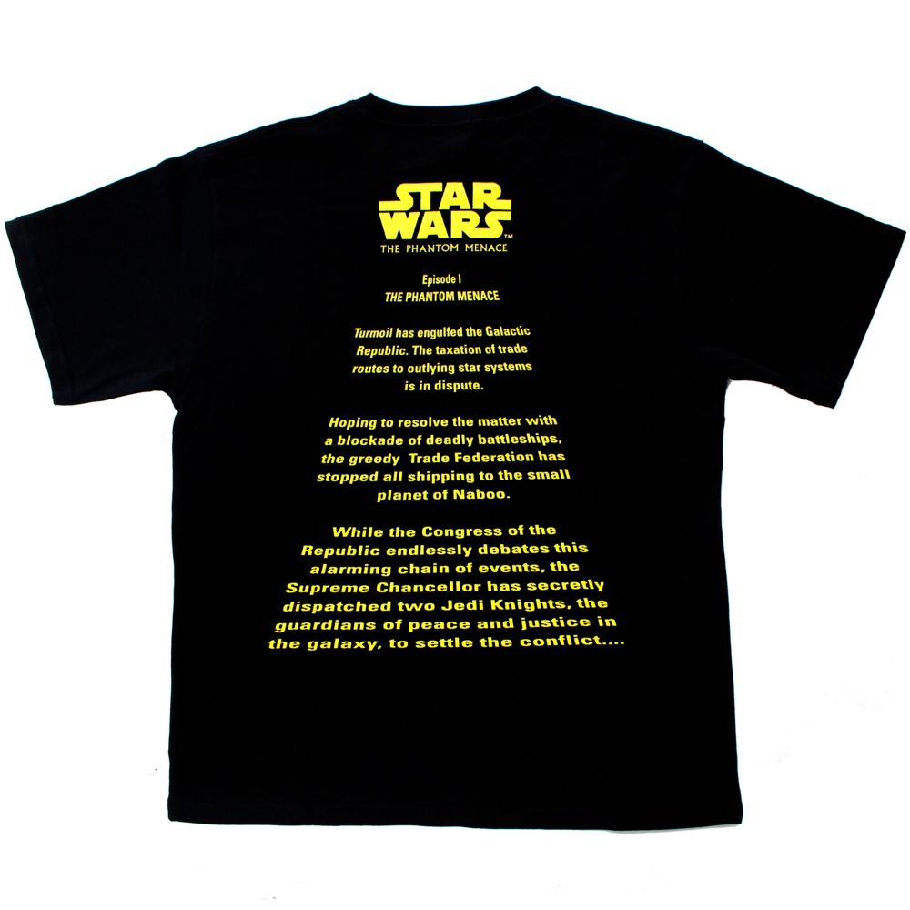 『スター・ウォーズ エピソード1/ファントム・メナス』/オープニングクロールTシャツ
