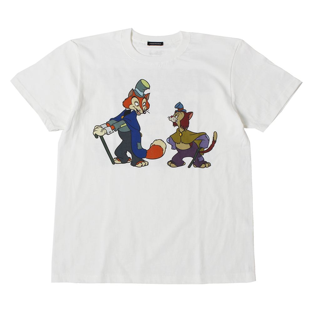 公式 ショップディズニー ピノキオ 正直ジョン ギデオン Tシャツ