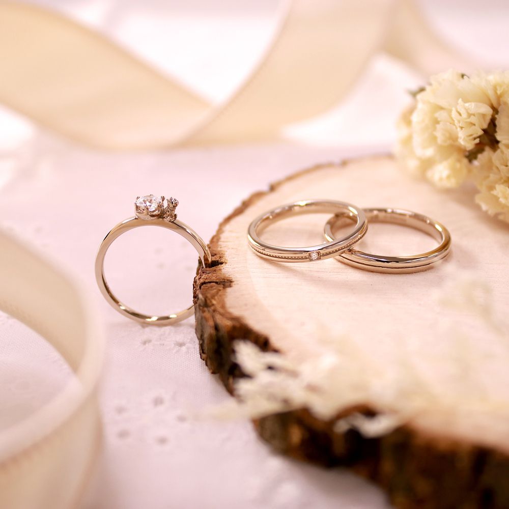 【ザ・キッス】 [受注生産] くまのプーさん マリッジリング DI-7331115012 メンズ / ゴールド素材