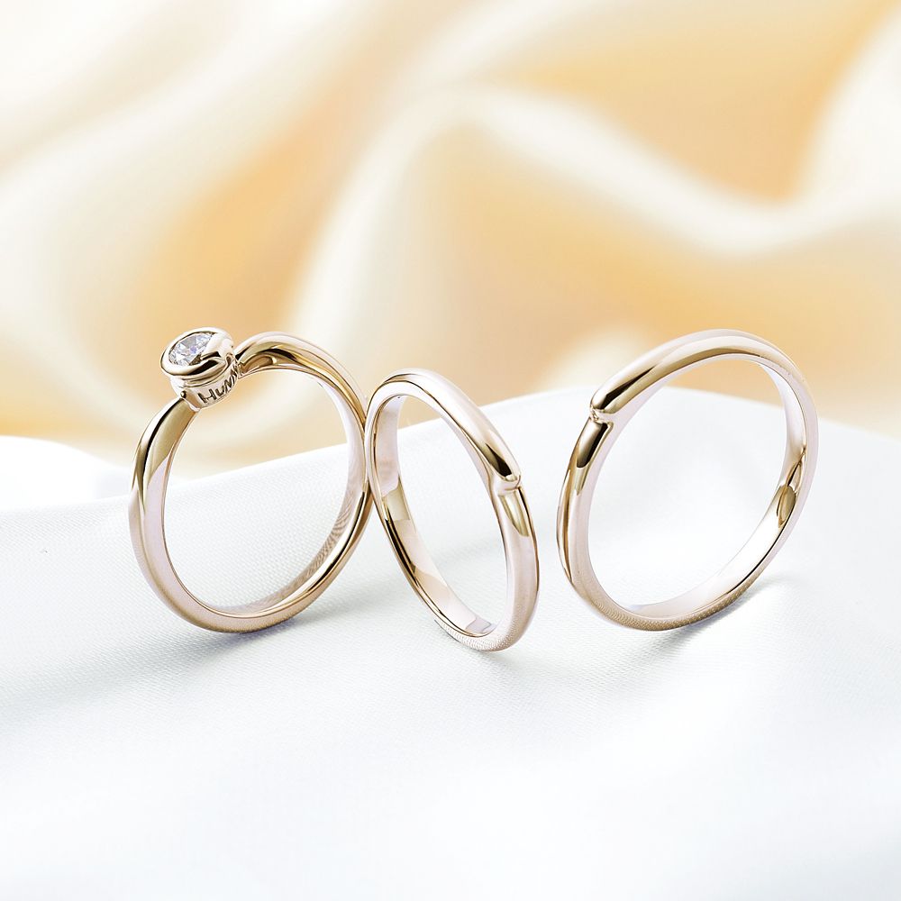 【ザ・キッス】 [受注生産] くまのプーさん マリッジリング DI-7331115002 メンズ / ゴールド素材