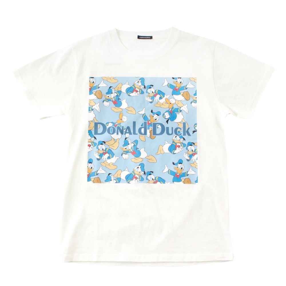 公式 ショップディズニー ドナルドダック 柄プリントtシャツ