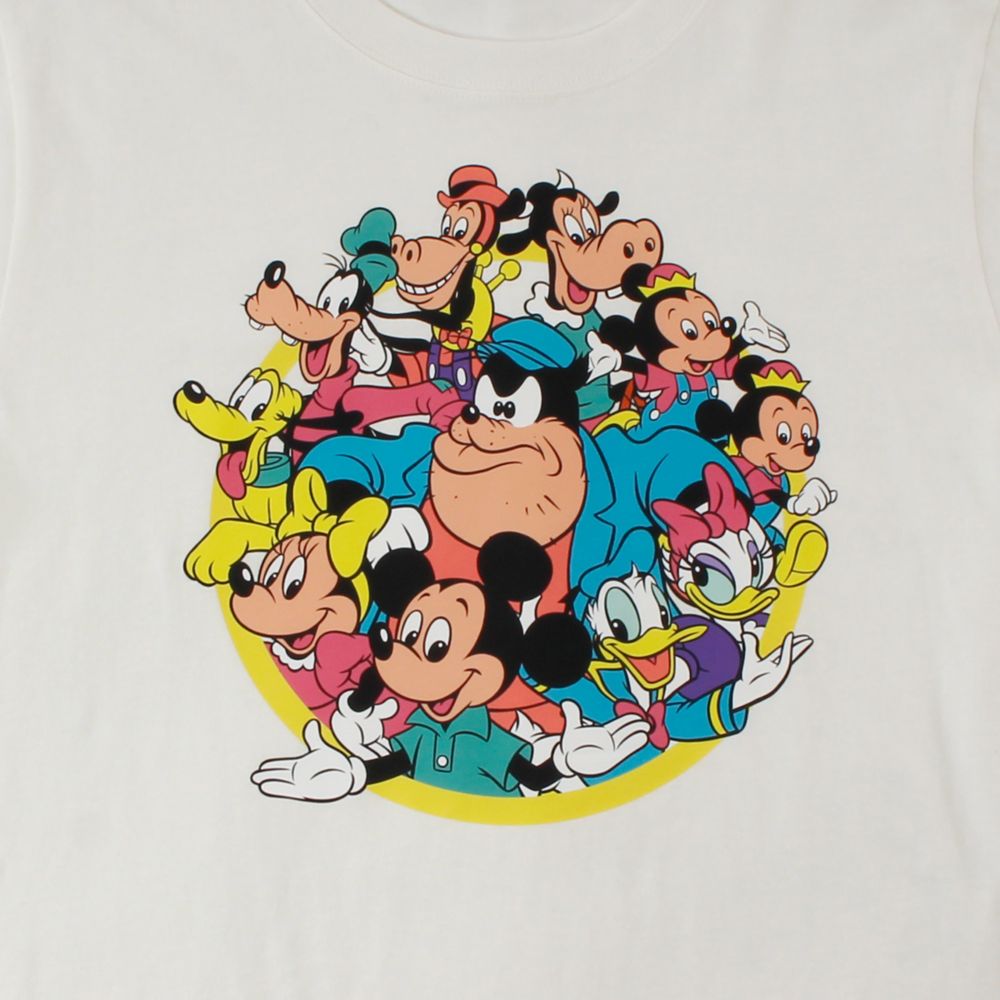 ミッキー＆フレンズ/サークルデザインTシャツ(PONEYCOMB TOKYO)
