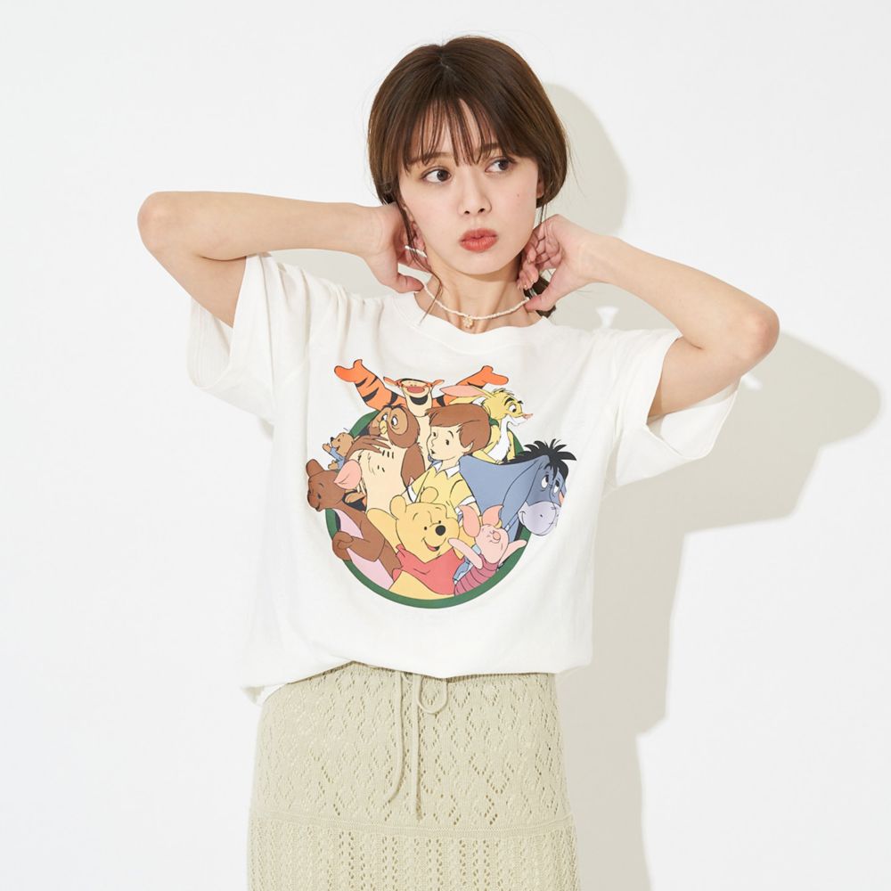 公式 ショップディズニー くまのプーさん サークルデザインtシャツ Poneycomb Tokyo