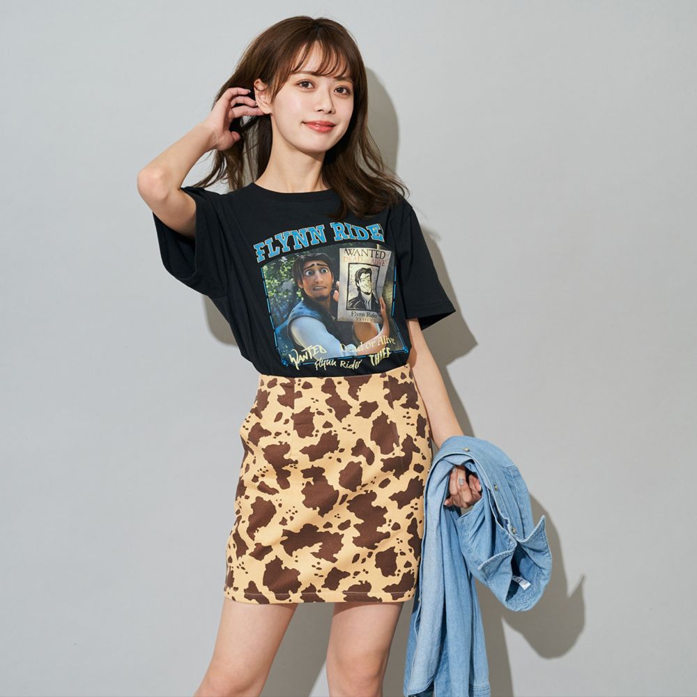 公式 ショップディズニー 塔の上のラプンツェル フリン ライダー Tシャツ Poneycomb Tokyo