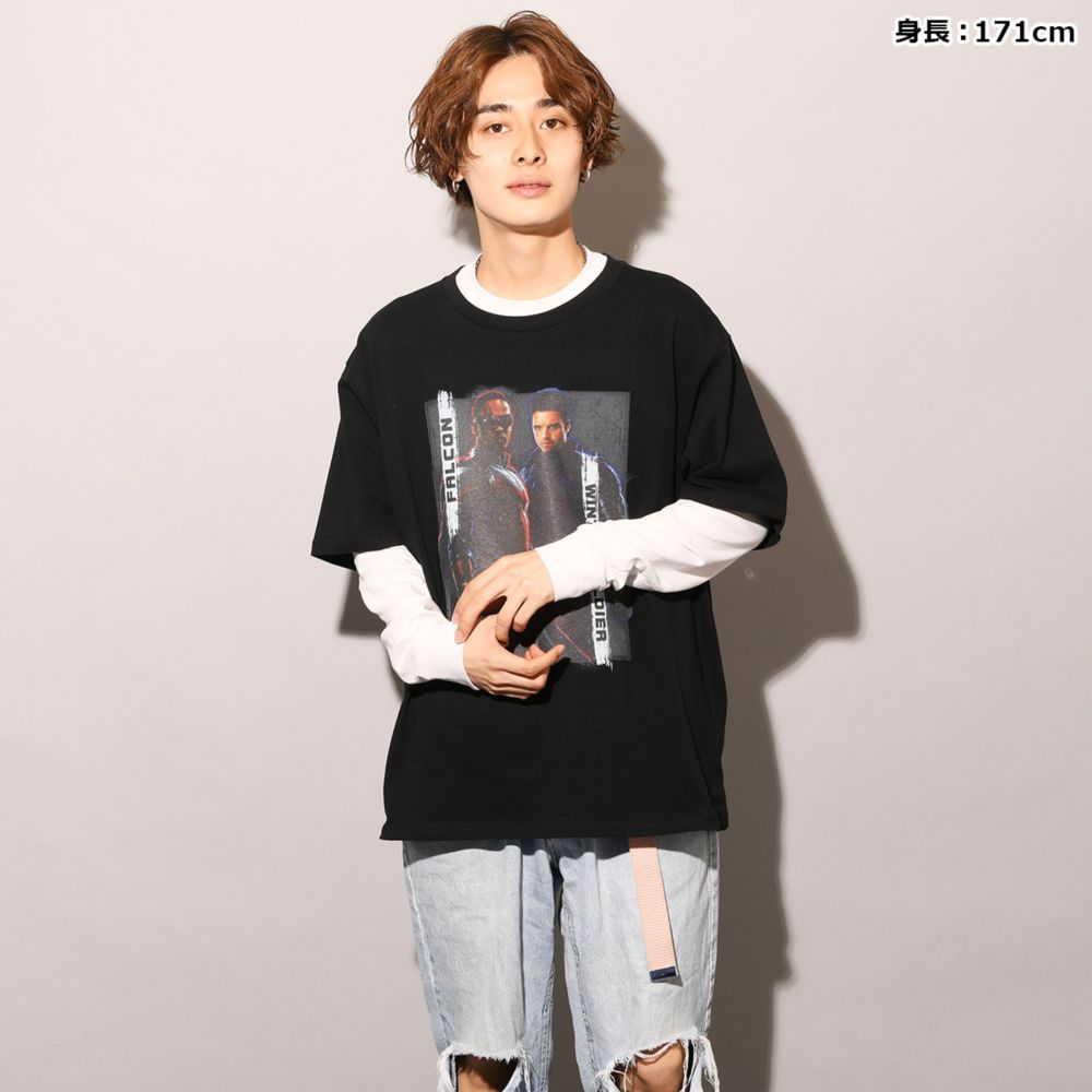 MARVEL/ファルコン＆ウィンター・ソルジャー/Tシャツ(PONEYCOMB TOKYO)
