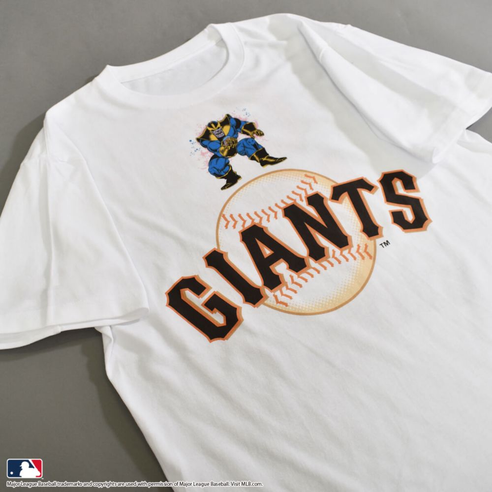 【MARVEL(マーベル)/サノス】【MLB/サンフランシスコ・ジャイアンツ】Tシャツ(PONEYCOMB PLATINUM)