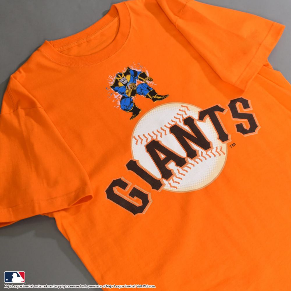【MARVEL(マーベル)/サノス】【MLB/サンフランシスコ・ジャイアンツ】Tシャツ(PONEYCOMB PLATINUM)