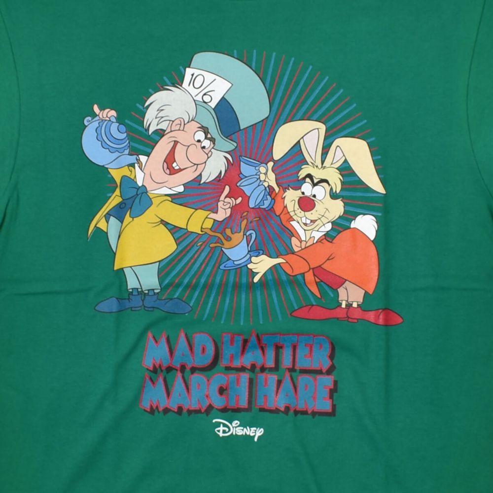 公式 ショップディズニー 受注 4月中旬頃よりお届け ふしぎの国のアリス マッドハッター 3月うさぎ Tシャツ Poneycomb Tokyo