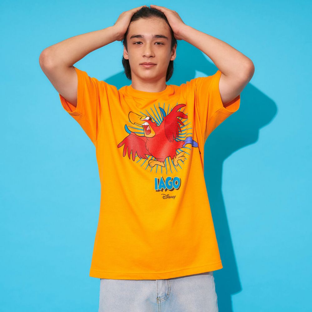 公式 ショップディズニー 受注 4月中旬頃よりお届け アラジン イアーゴ Tシャツ Poneycomb Tokyo