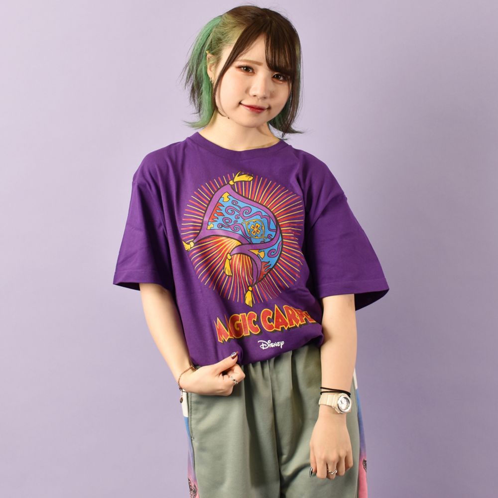 公式 ショップディズニー 受注 4月中旬頃よりお届け アラジン 魔法のじゅうたん Tシャツ Poneycomb Tokyo