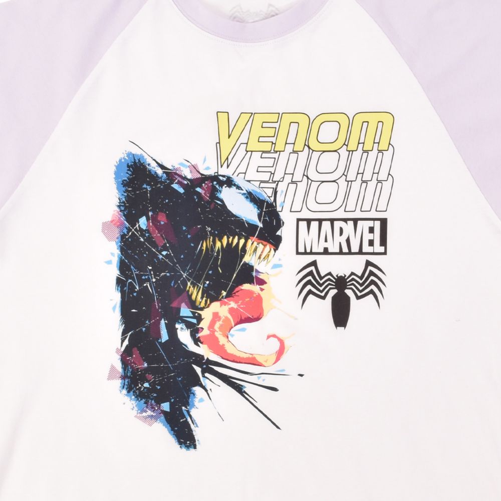 MARVEL/ヴェノム/ラグランスリーブTシャツ(PONEYCOMB TOKYO collection with Girls2)