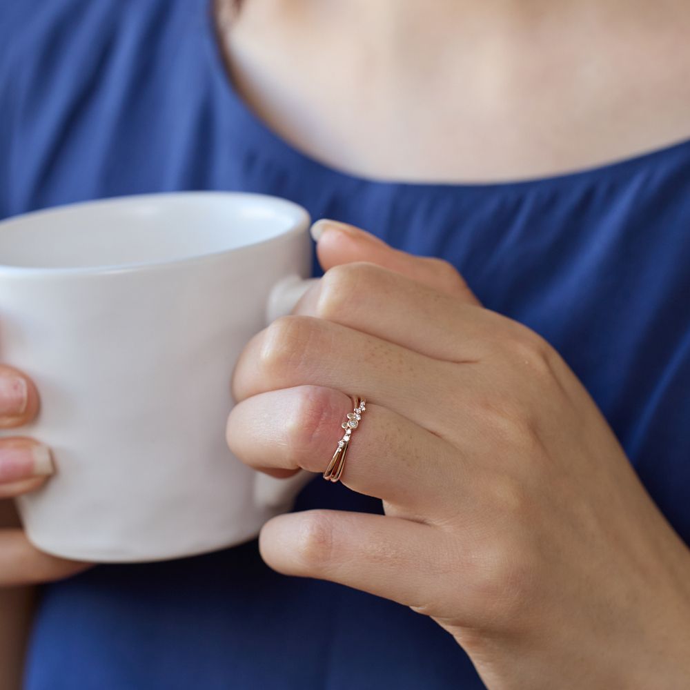 【ザ・キッス】[クリスマス限定商品] DI-SR1508DM 隠れミッキー / シルバー リング