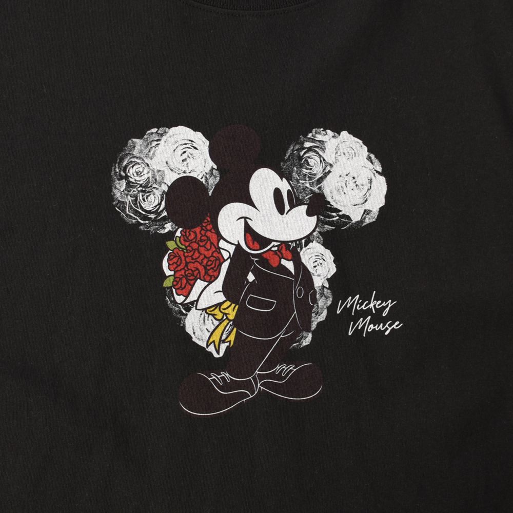 ミッキーマウス/スタンディングデザインTシャツ(PONEYCOMB PLATINUM)