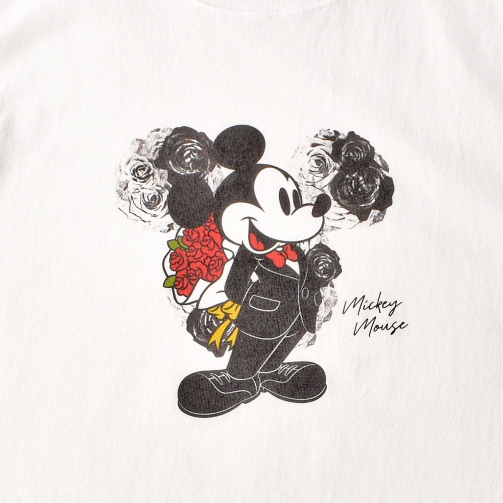 ミッキーマウス/スタンディングデザインTシャツ(PONEYCOMB PLATINUM)