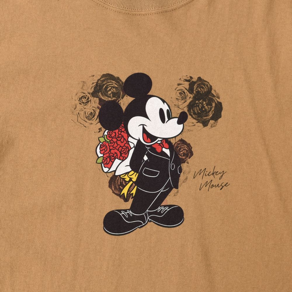 ミッキーマウス/スタンディングデザインTシャツ(PONEYCOMB PLATINUM)