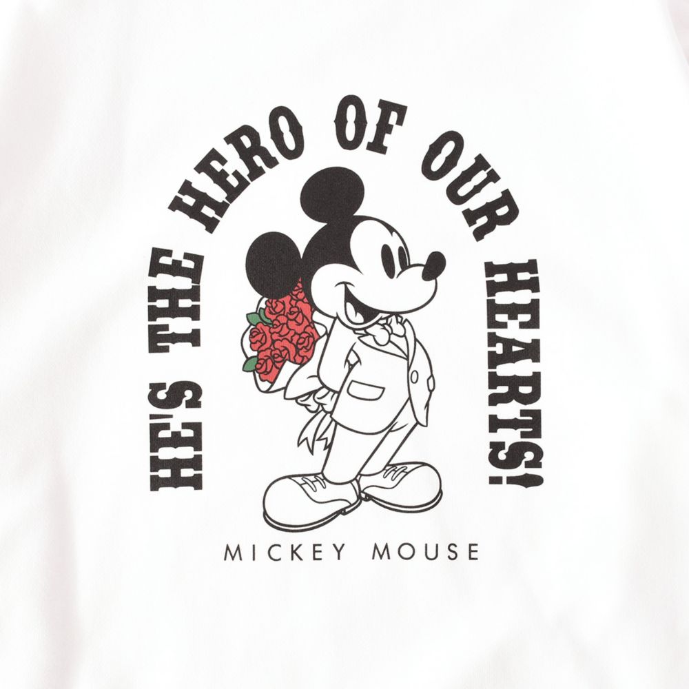 ミッキーマウス/スタンディングデザイン スウェット(PONEYCOMB PLATINUM)