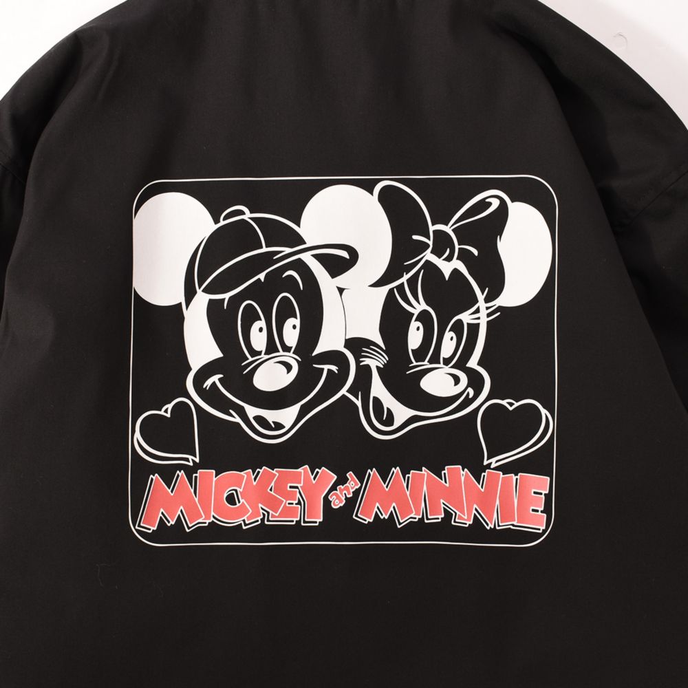 ミッキーマウス＆ミニーマウス/コーチジャケット(PONEYCOMB PLATINUM)