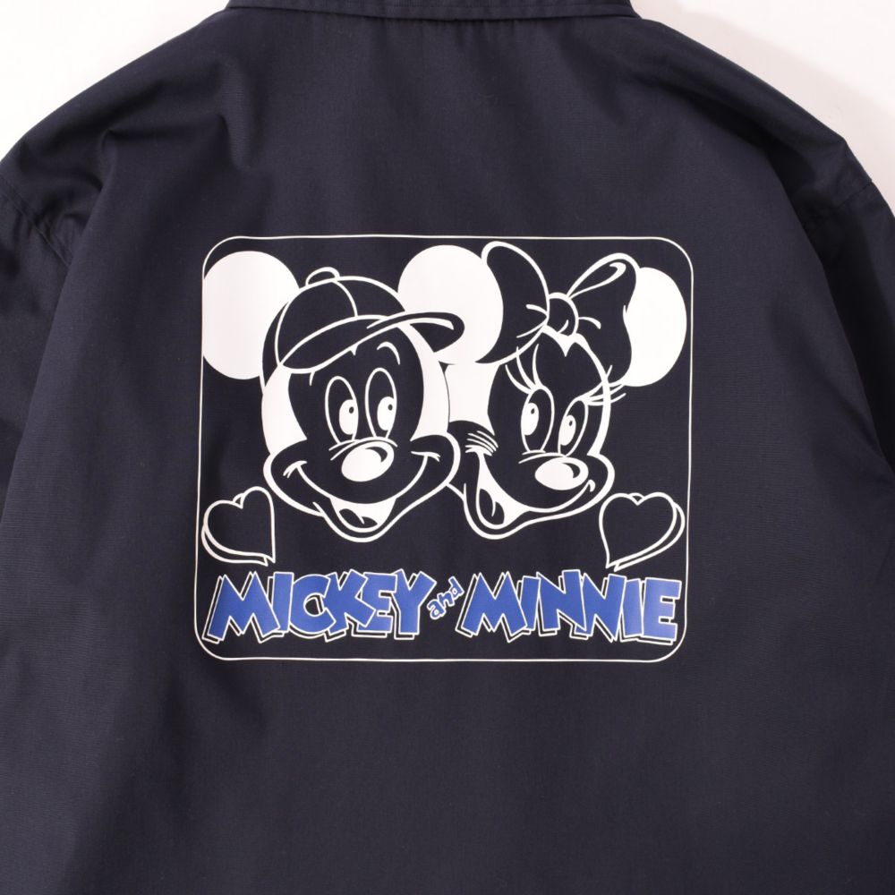 ミッキーマウス＆ミニーマウス/コーチジャケット(PONEYCOMB PLATINUM)