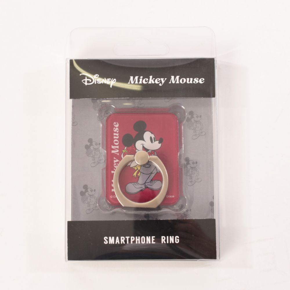 公式 ショップディズニー ミッキーマウス スマホリングb Poneycomb Platinum