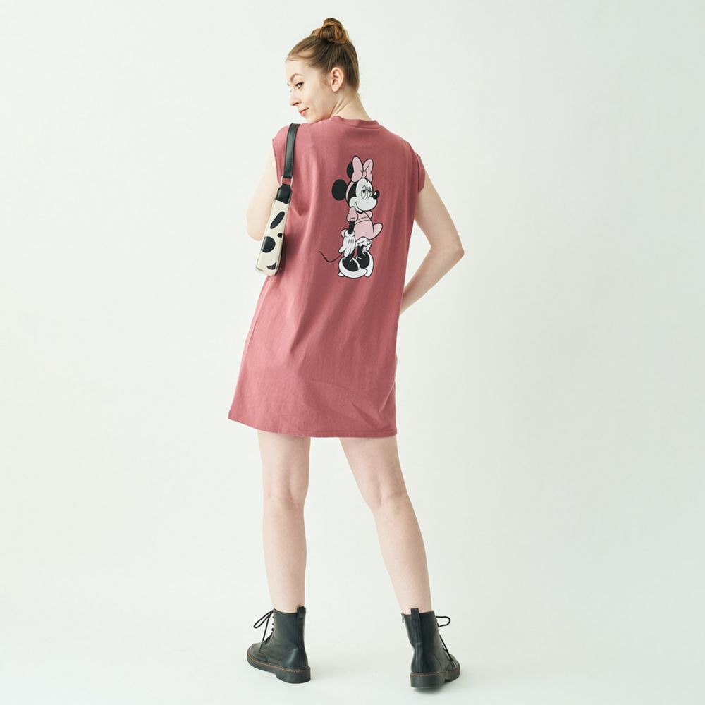 ミニーマウス/フレンチスリーブカットワンピース(4GEEKs by SPIRALGIRL)