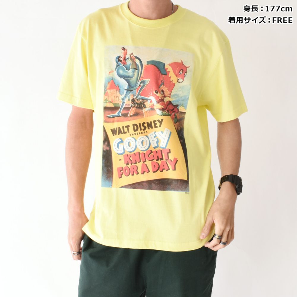 グーフィーの騎士道/ポスターアート/Tシャツ(PONEYCOMB TOKYO)