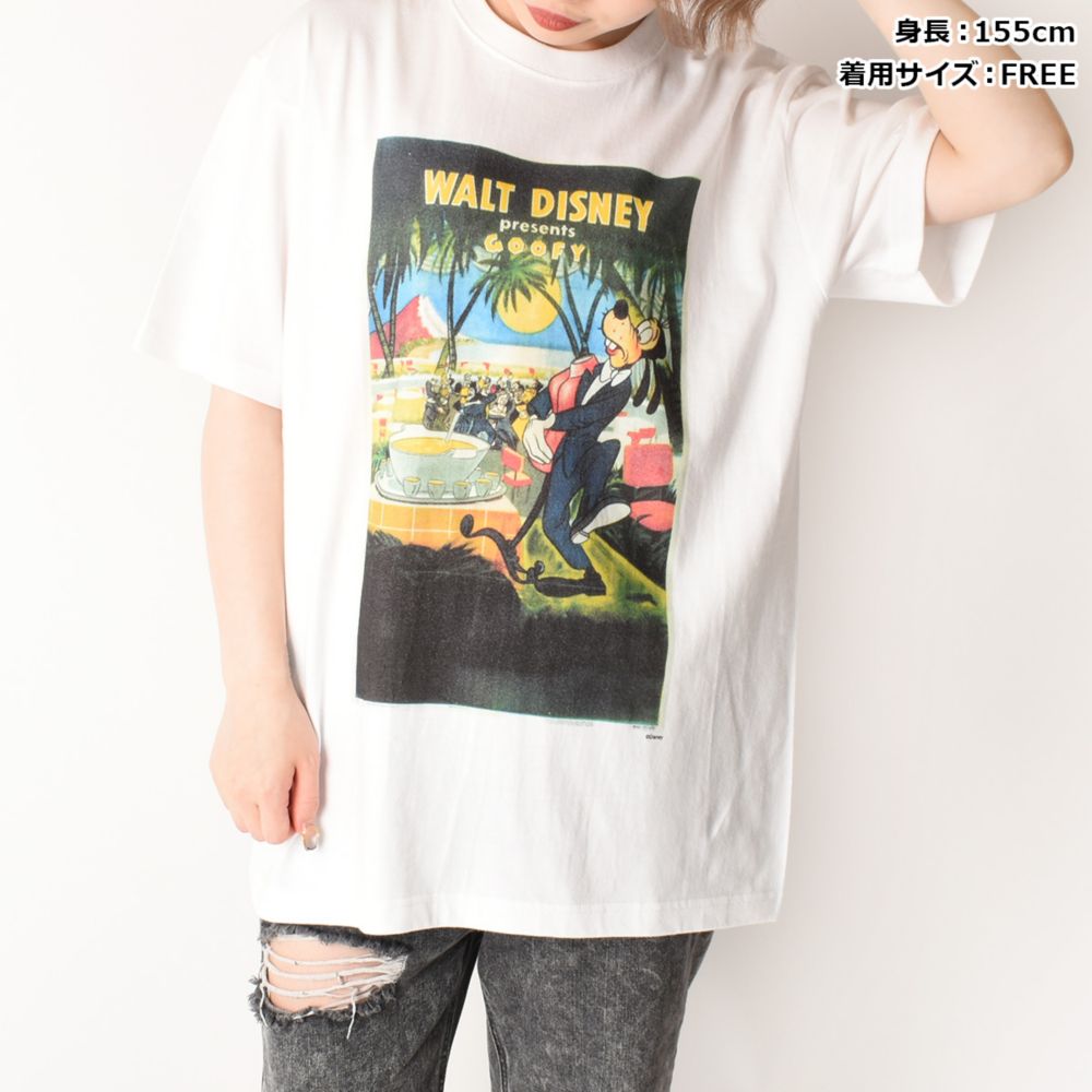 グーフィーのダンス教室/ポスターアート/Tシャツ(PONEYCOMB TOKYO)