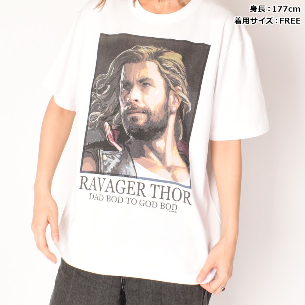 MARVEL/ソー：ラブ＆サンダー/RAVAGER THOR(ソー)/Tシャツ(PONEYCOMB TOKYO)