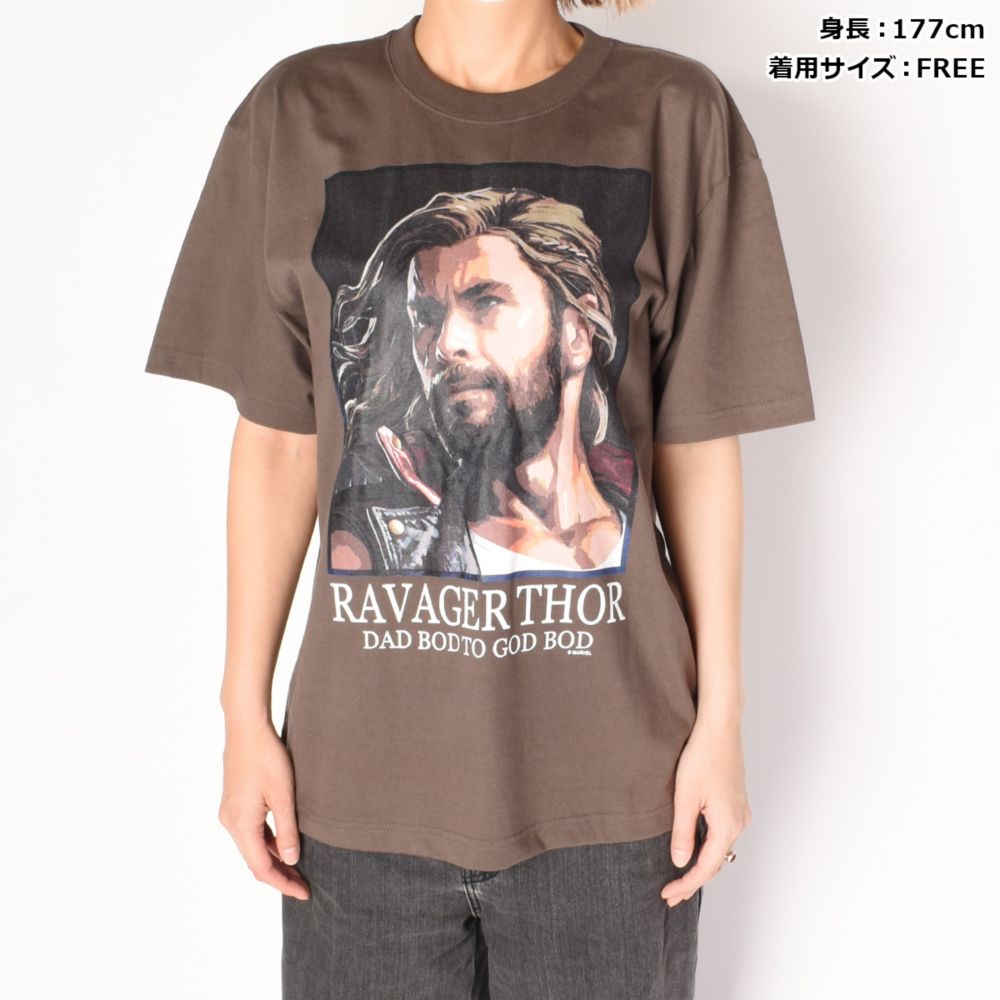 MARVEL/ソー：ラブ＆サンダー/RAVAGER THOR(ソー)/Tシャツ(PONEYCOMB TOKYO)