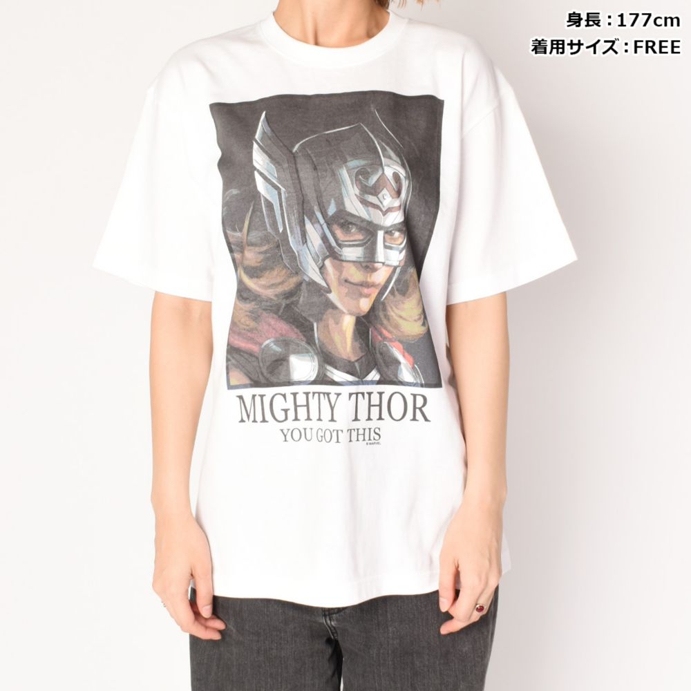 MARVEL/ソー：ラブ＆サンダー/MIGHTY THOR(ジェーン)/Tシャツ(PONEYCOMB TOKYO)