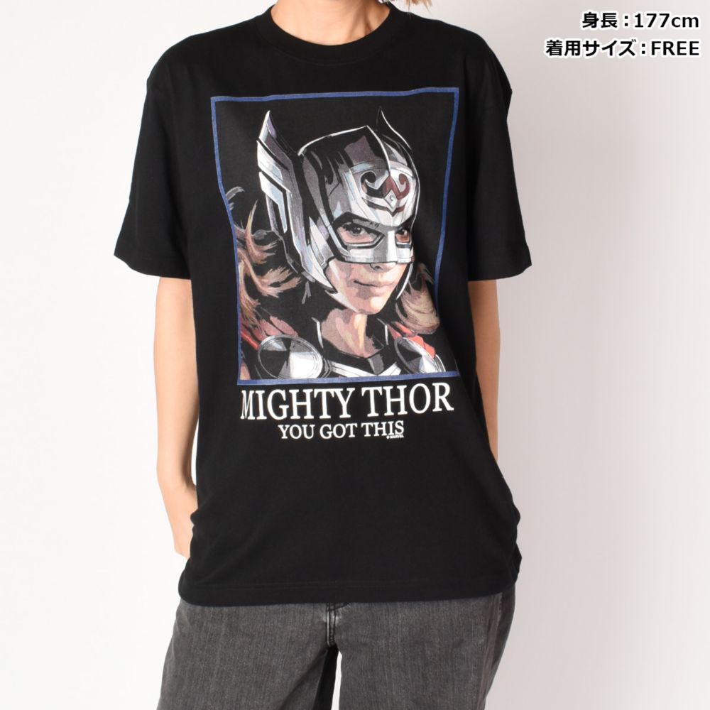 MARVEL/ソー：ラブ＆サンダー/MIGHTY THOR(ジェーン)/Tシャツ(PONEYCOMB TOKYO)