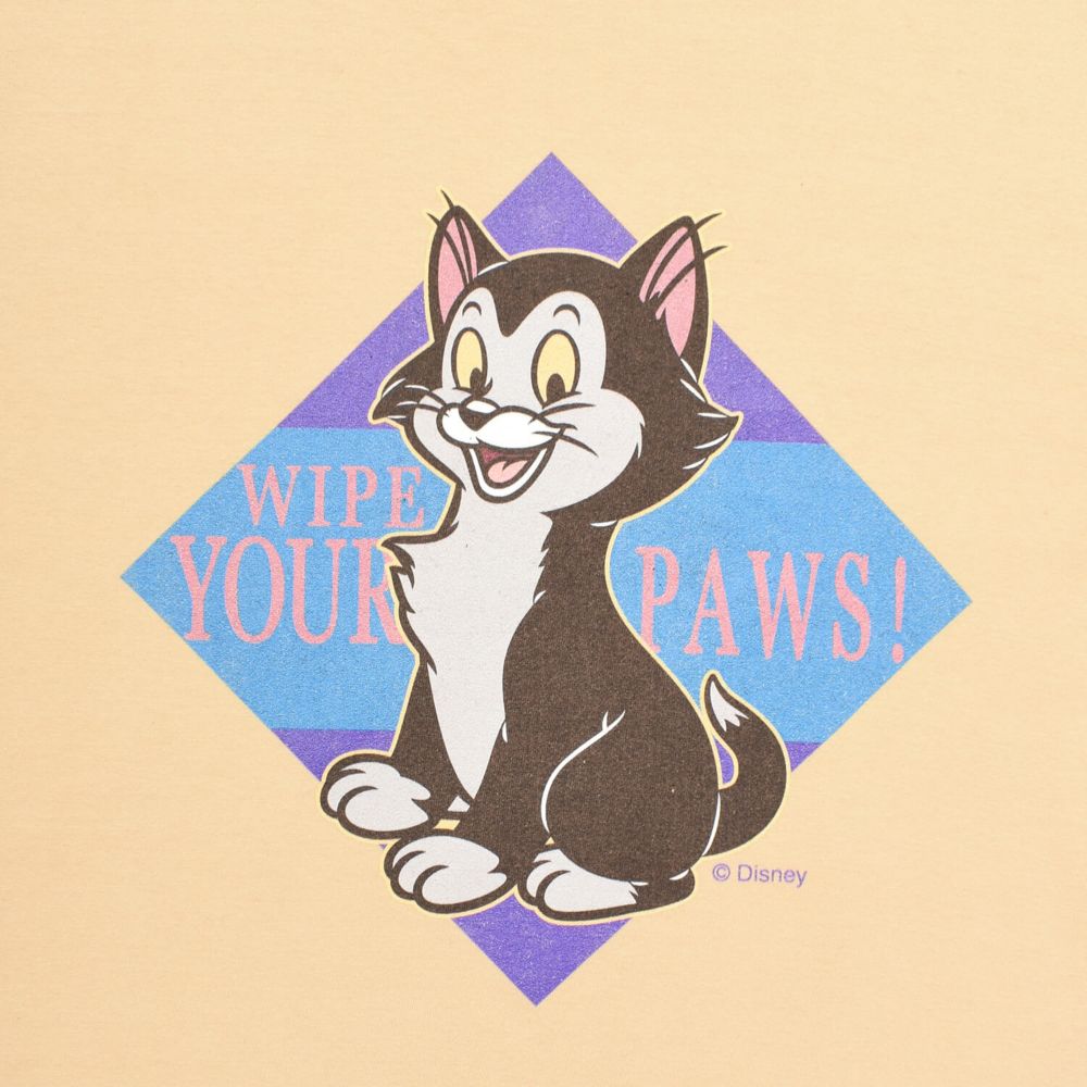 ピノキオ フィガロ WIPE YOUR PAWS! Tシャツ