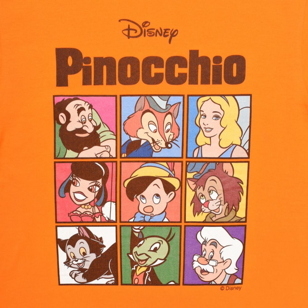 ピノキオ 9パネルTシャツ