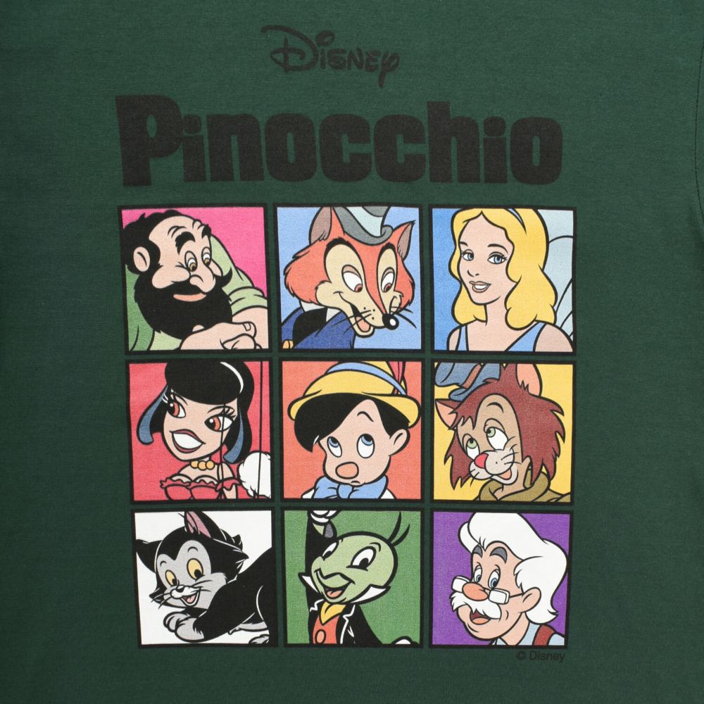 ピノキオ 9パネルTシャツ