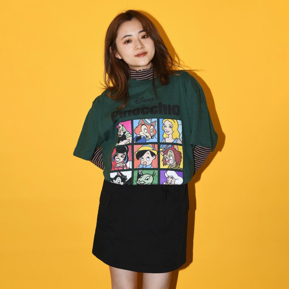 ピノキオ 9パネルTシャツ