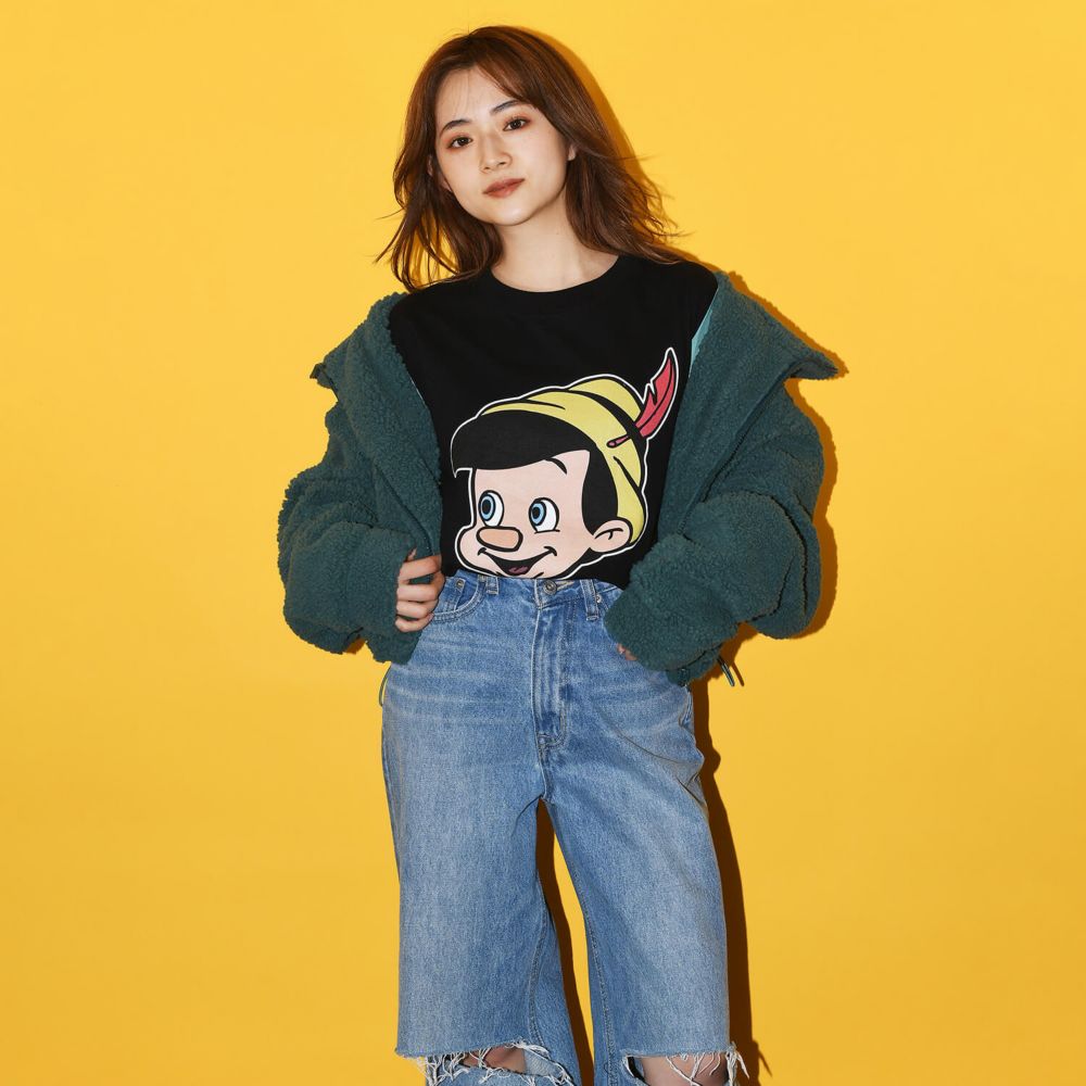 ピノキオ フェイス Tシャツ