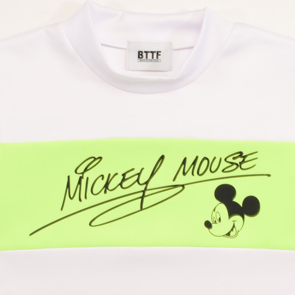ミッキーマウス モックネックTシャツ